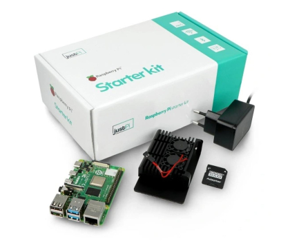 Mini PC Raspberry Pi Zestaw 4B WiFi 2GB RAM, 32GB, akces. 2 went.